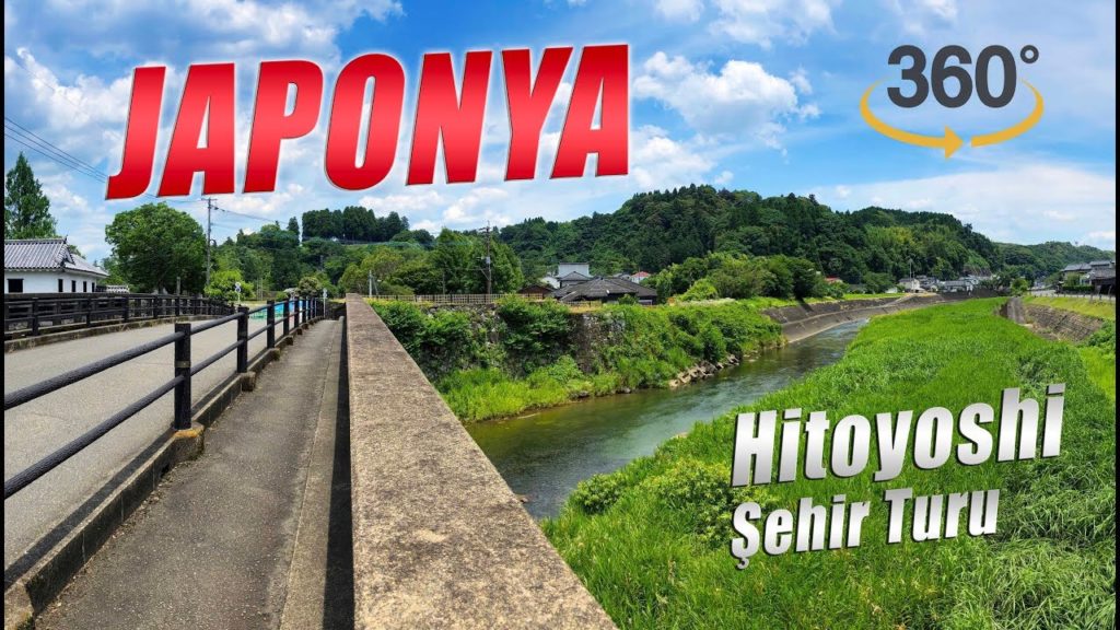 Japonya Hitoyoshi, Şehir Turu, 360 Derece Video