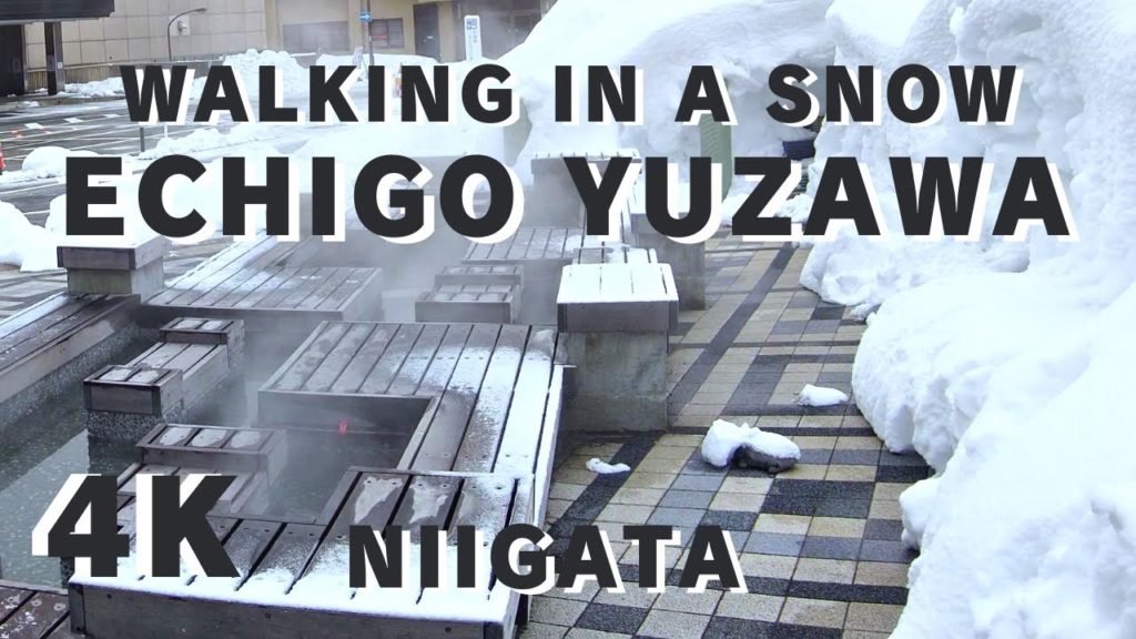 【4K NIIGATA】ECHIGO YUZAWA WALKING IN A SNOW #2022 #minamiuonumagun #niigatawintertravel