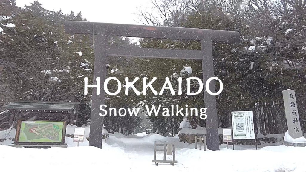 Japan snowfall walking. ⛄️👣🇯🇵Hokkaido Jingu Shrine ⛩ Sapporo. Japan snowfall walking. ⛄️👣🇯🇵Hokkaido Jingu Shrine ⛩ Sapporo.