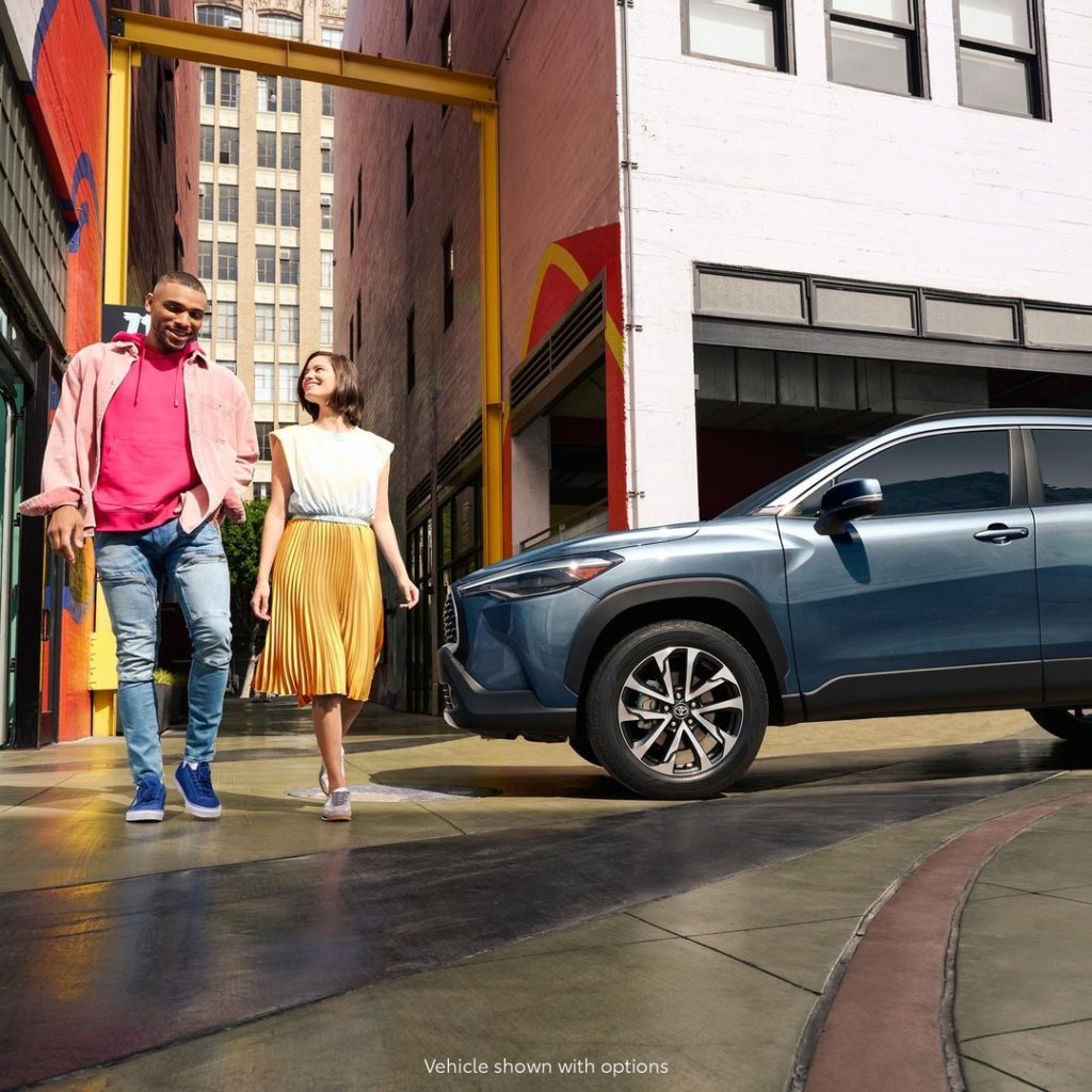 Put some pep in your step with the first-ever 2022 #CorollaCross. #LetsGoPlaces...