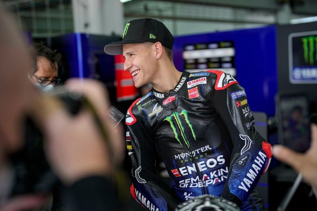 2021 MotoGP World Champion in the house  

@fabioquartararo20 is keen to start w...
