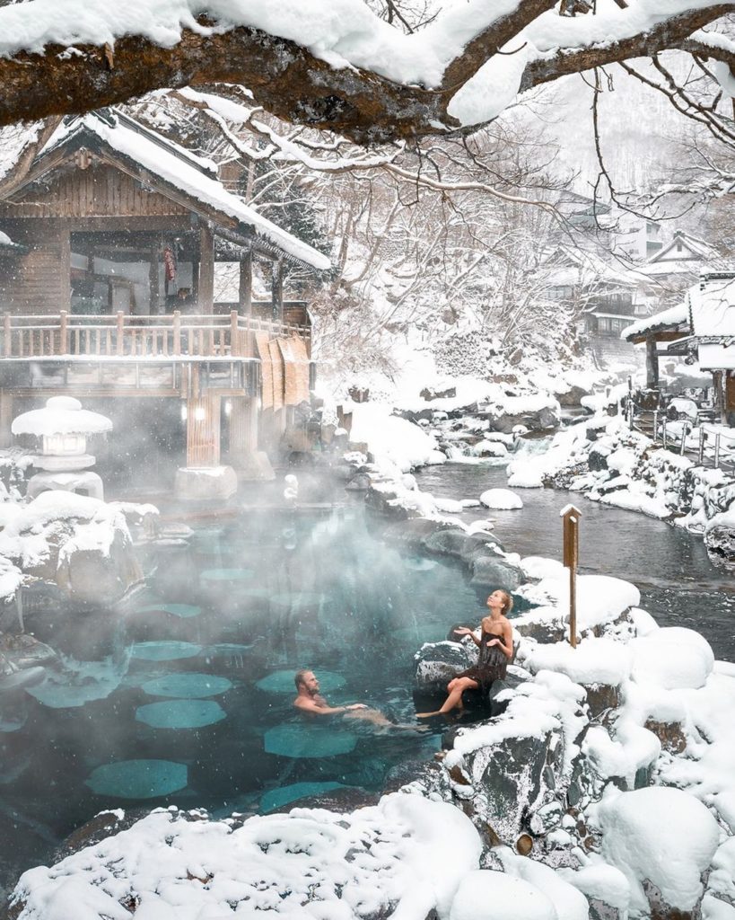 There's nothing better than a toasty hot spring when it's cold outside.  Relax i...