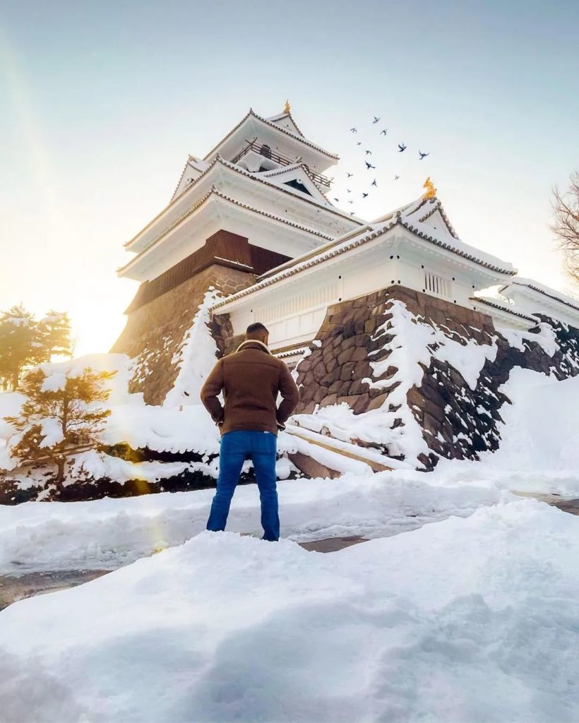 Yamagata's Kaminoyama Castle has a history dating back to 1535, and although it'...