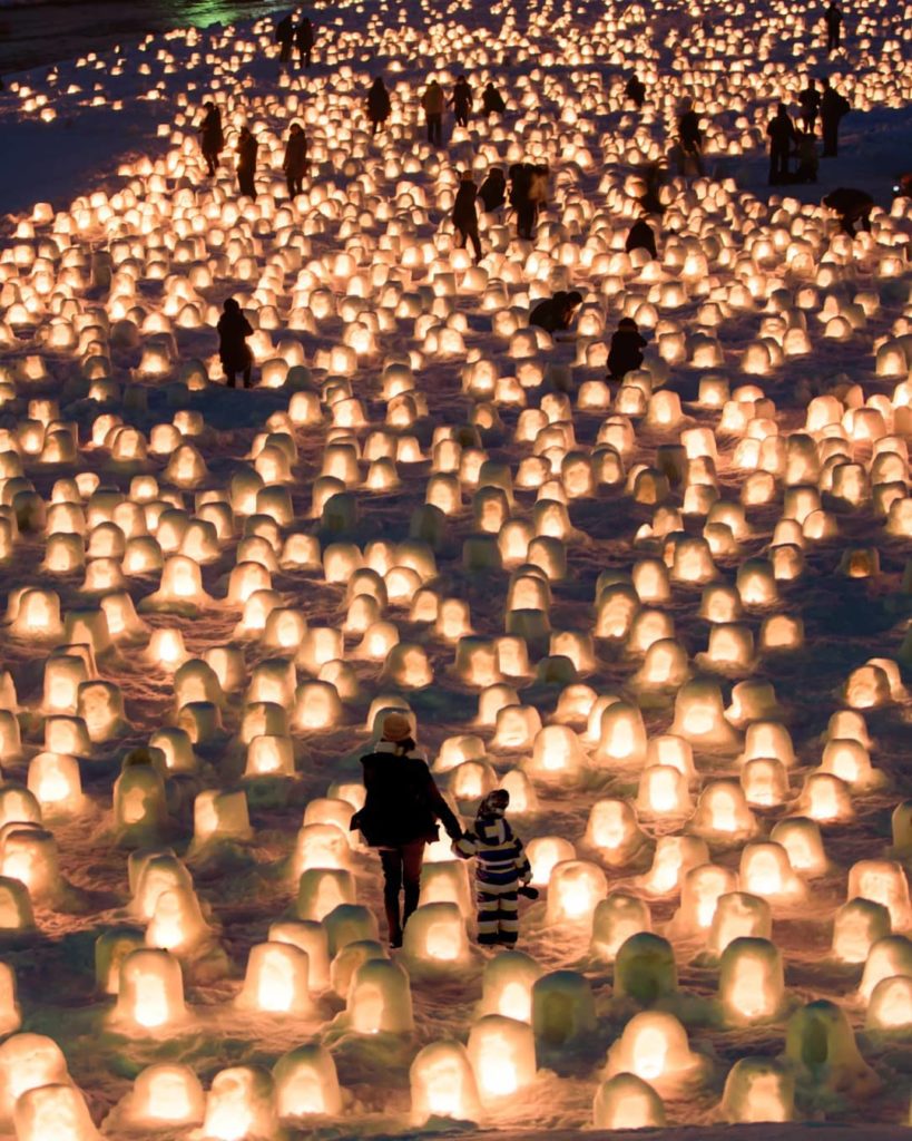 Visit Japan: Time to get your glow on! Yokote Kamakura Festival in Yokote, Akita Prefecture … Time to get your glow on! Yokote Kamakura Festival in Yokote, Akita Prefecture ...