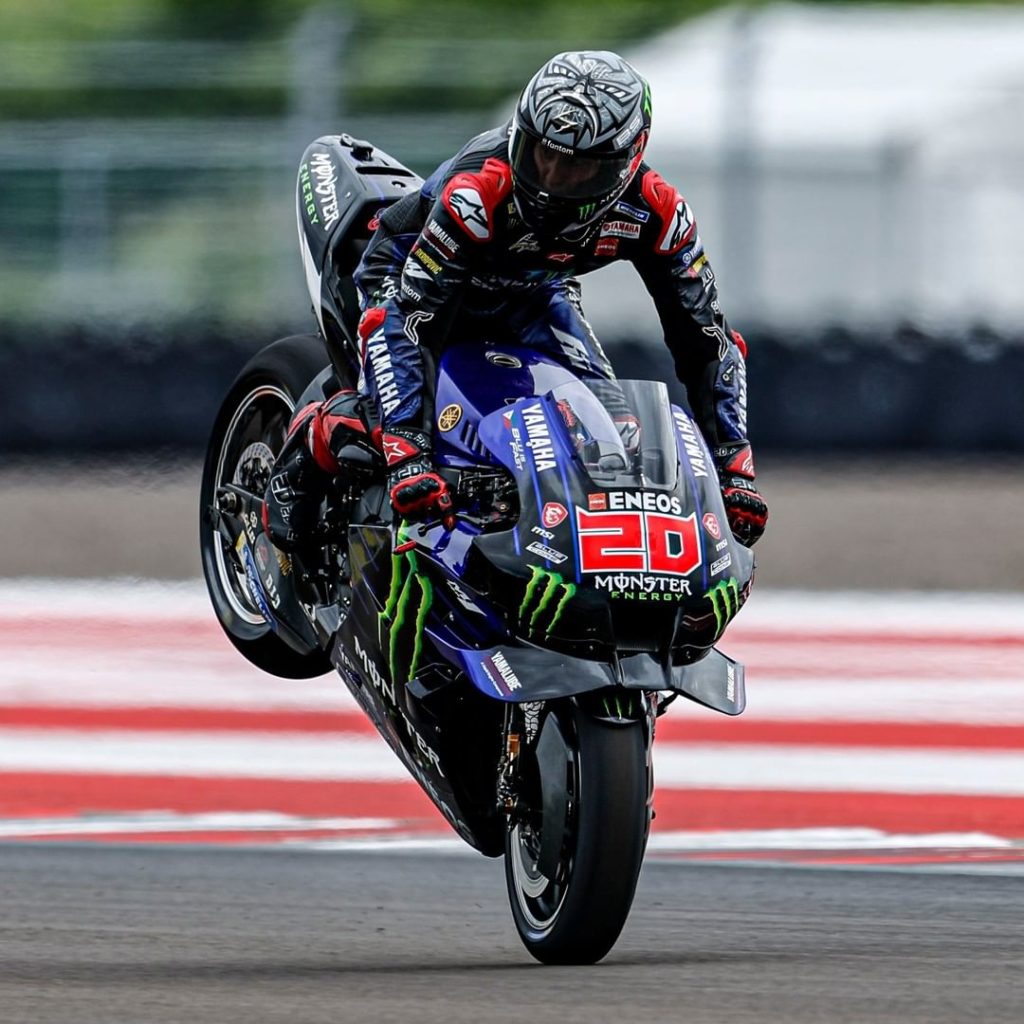Fabio being Fabio  #MandalikaTest | #MonsterYamaha | #MotoGP | @fabioquartararo...