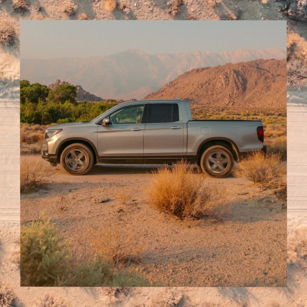 Blaze new trails. #HondaRidgeline...