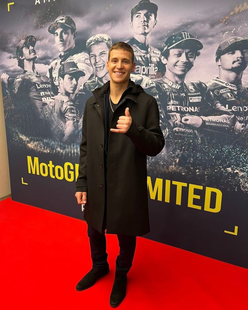 @fabioquartararo20 attended the #MotoGPUnlimited premiere in Paris 

The full se...