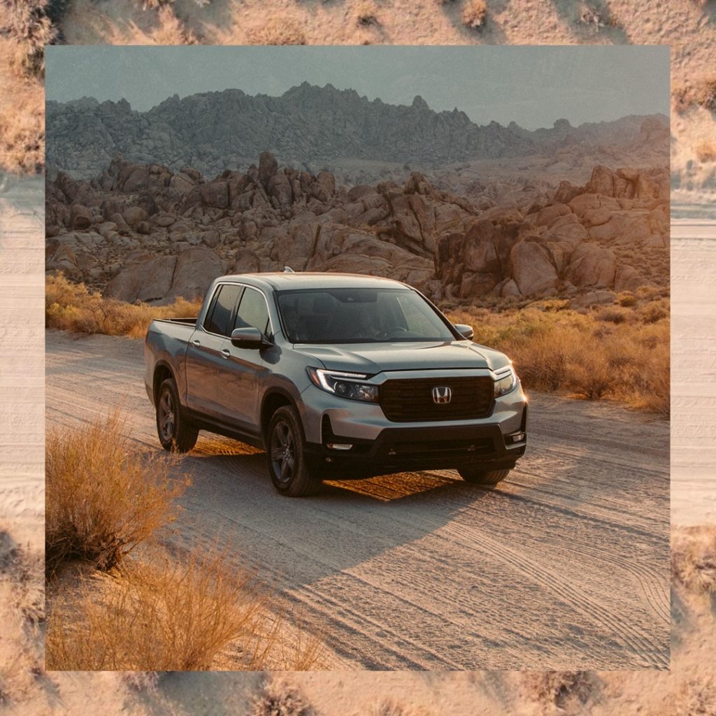 Blaze new trails. #HondaRidgeline...