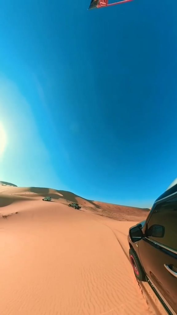 Doing dunes the right way. #NissanPatrol #Nissan 
: @dracpatrol...