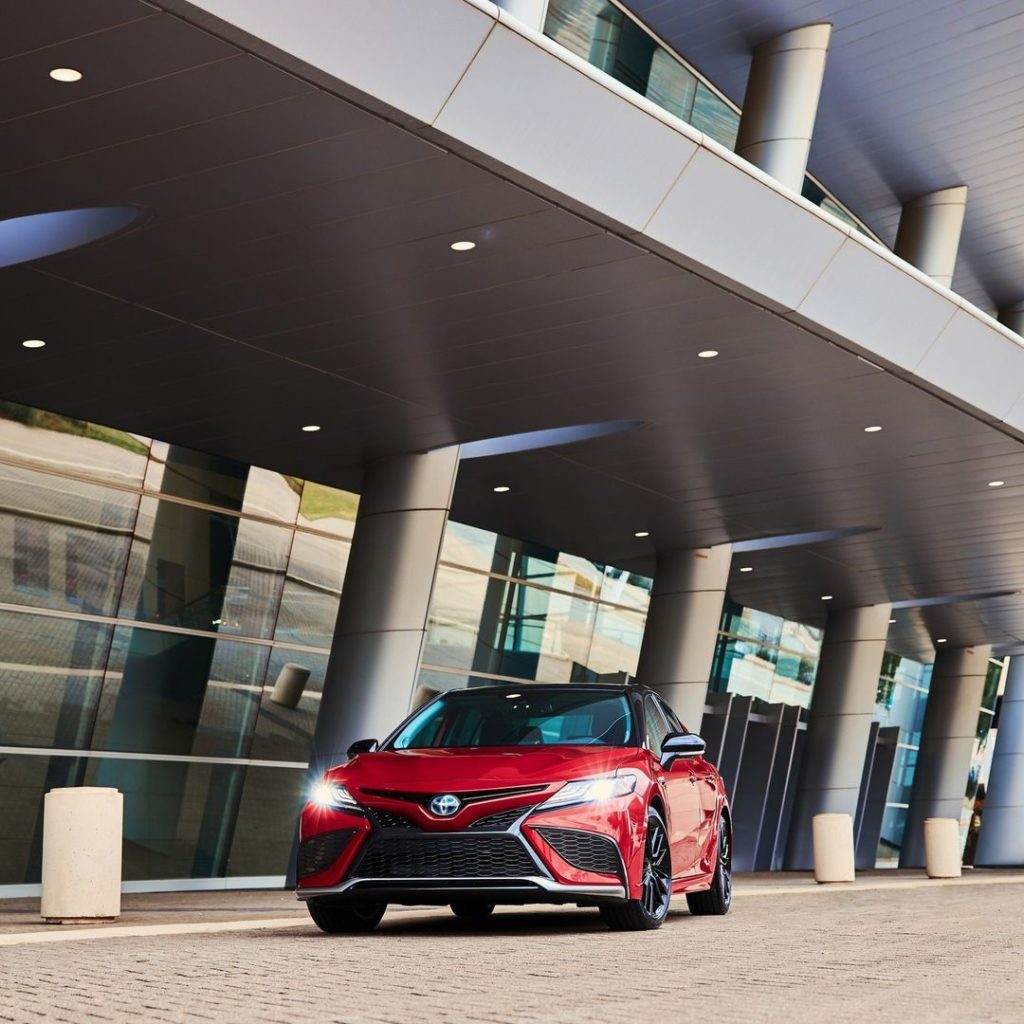 Curb crush. #Camry #Hybrid #LetsGoPlaces...