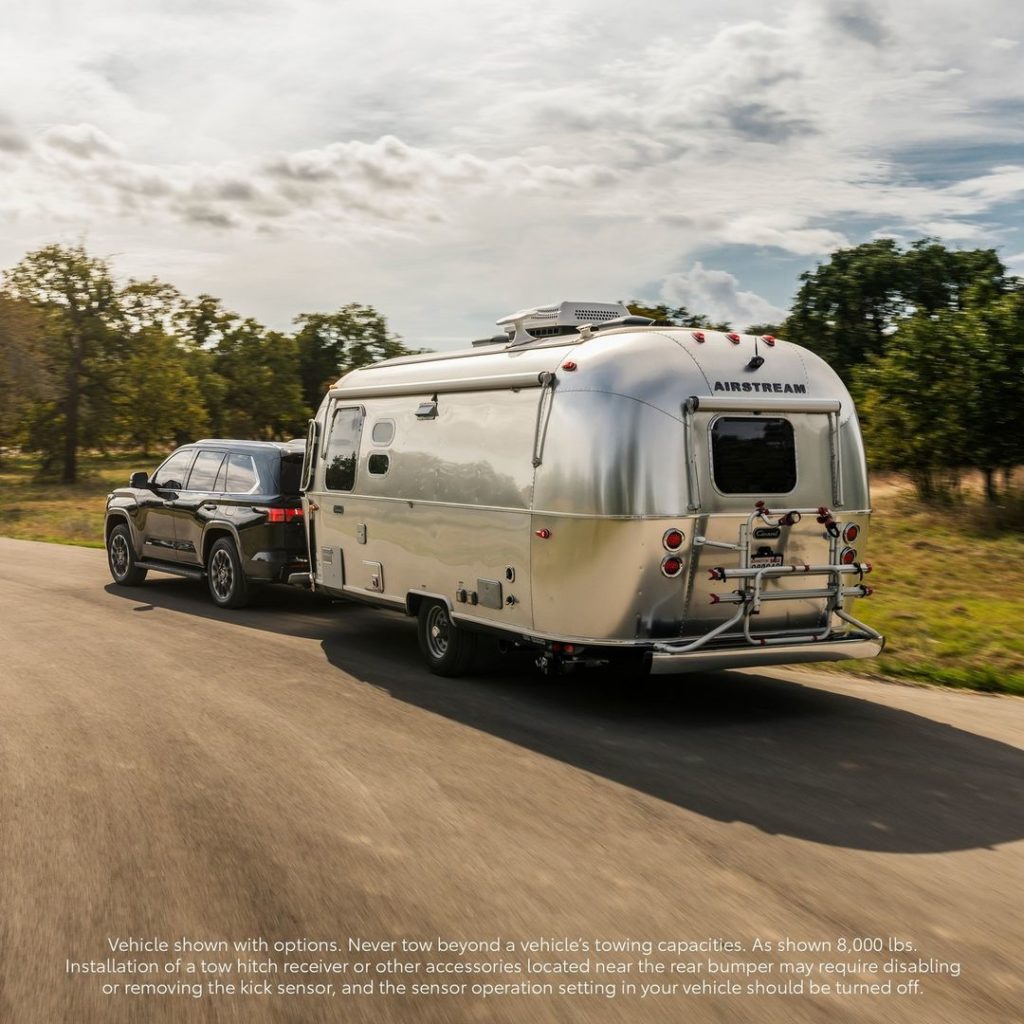 The all-new 2023 #Sequoia brings 22% more towing capacity to the road. How you u...