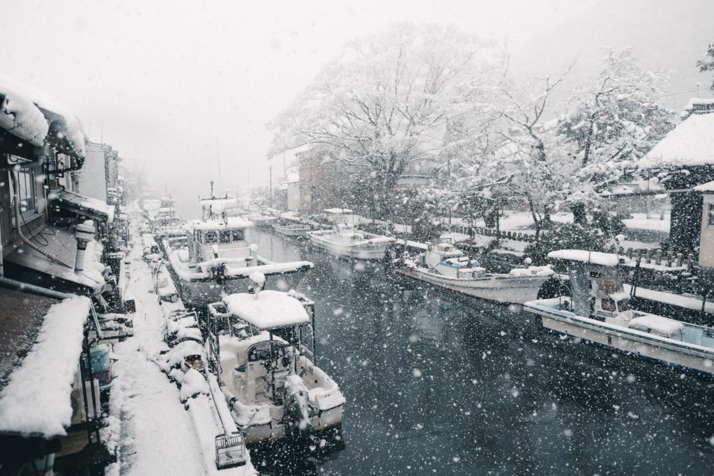 northern kyoto in winter
