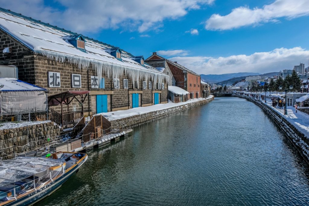 [OC] Otaru Canal Warehouse in Winter, Hokkaido