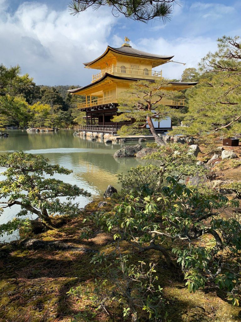 Photo my wife took of Kinkaku-ji, the Golden Pavilion, in Kyoto
