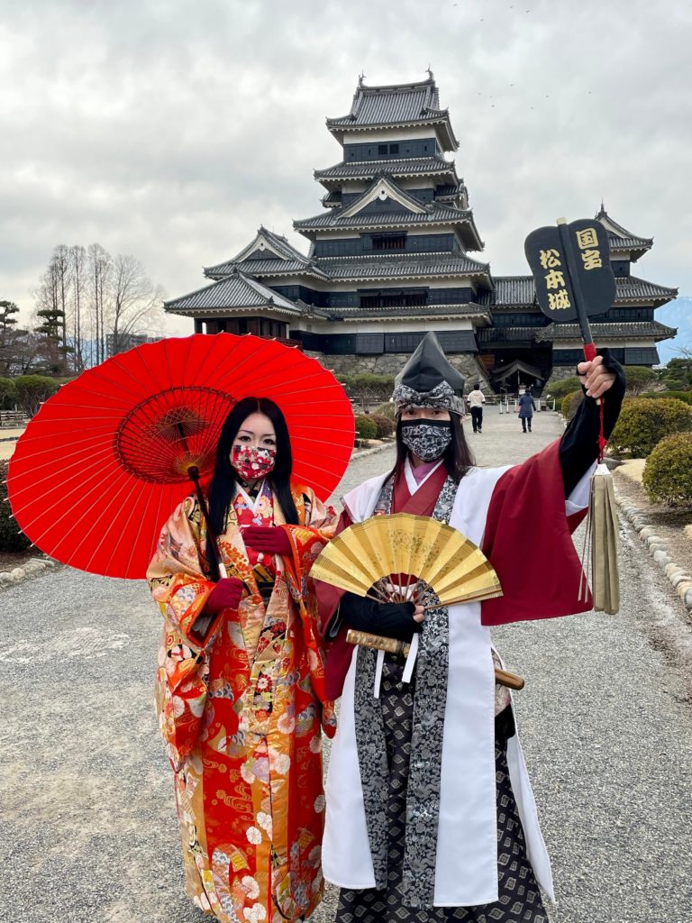 At Matsumoto Castle 3/23/2022.