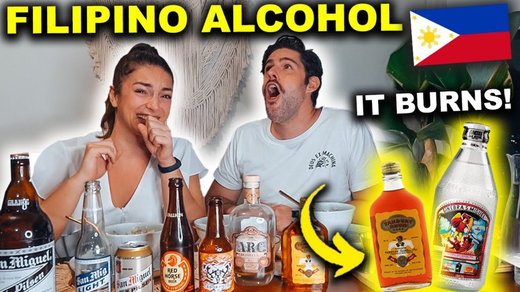 FOREIGNERS try FILIPINO ALCOHOL - we had NO IDEA it's so STRONG!