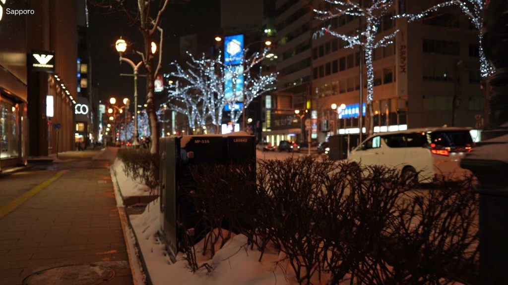 Sapporo Snow Walk from Odori Park to Susukino Part 1, January 2022/Travel Japan