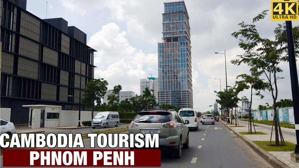 [4K] Cambodia -driving tour visit in Phnom Penh 2021 at Ayasmayan South street (102)