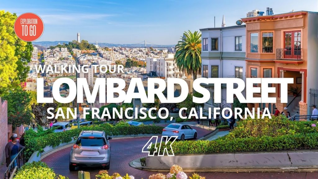 Exploring Lombard Street in San Francisco, California USA Walking Tour Exploring Lombard Street in San Francisco, California USA Walking Tour
