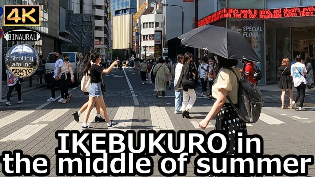 IKEBUKURO in the middle of summer with cosplay events - 4K Tokyo Japan