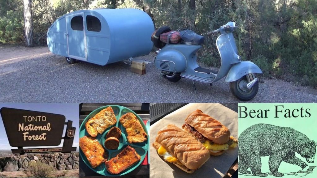 Star-Filled Mountaintop Camping in the Vespa Teardrop