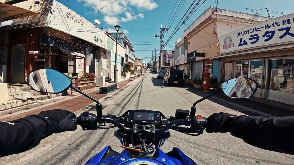 Exploring Okinawa on 125 Motorcycle 4K Japan POV virtual trip travel tour