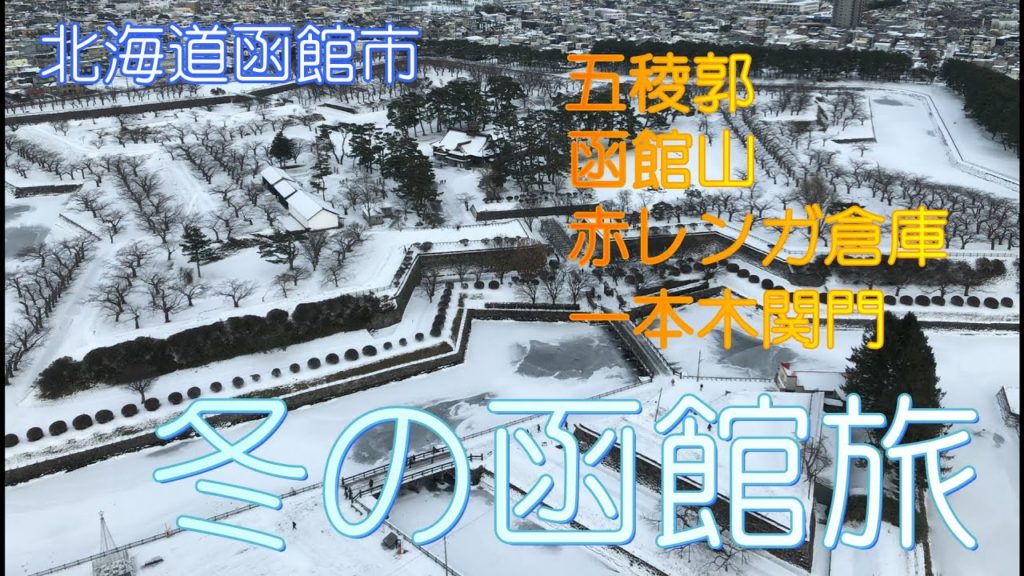 【北海道函館市】冬の函館旅（函館山の夜景、五稜郭、赤レンガ倉庫、谷地頭温泉）