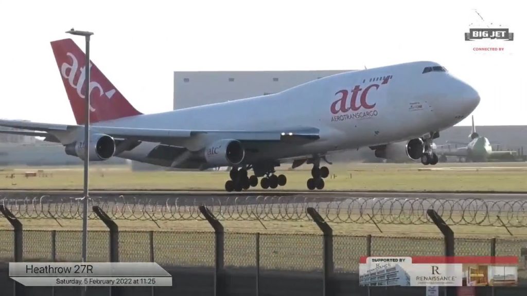 Crew Special: ATC 747 (P2F) ER-BBB arrival at Heathrow Airport!