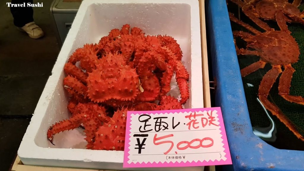 Sankaku Seafood Market in Otaru Hokkaido, Japan 三角市场 Sankaku Seafood Market in Otaru Hokkaido, Japan 三角市场