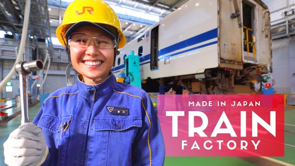 How a Shinkansen Bullet Train Factory is Made in Japan How a Shinkansen Bullet Train Factory is Made in Japan