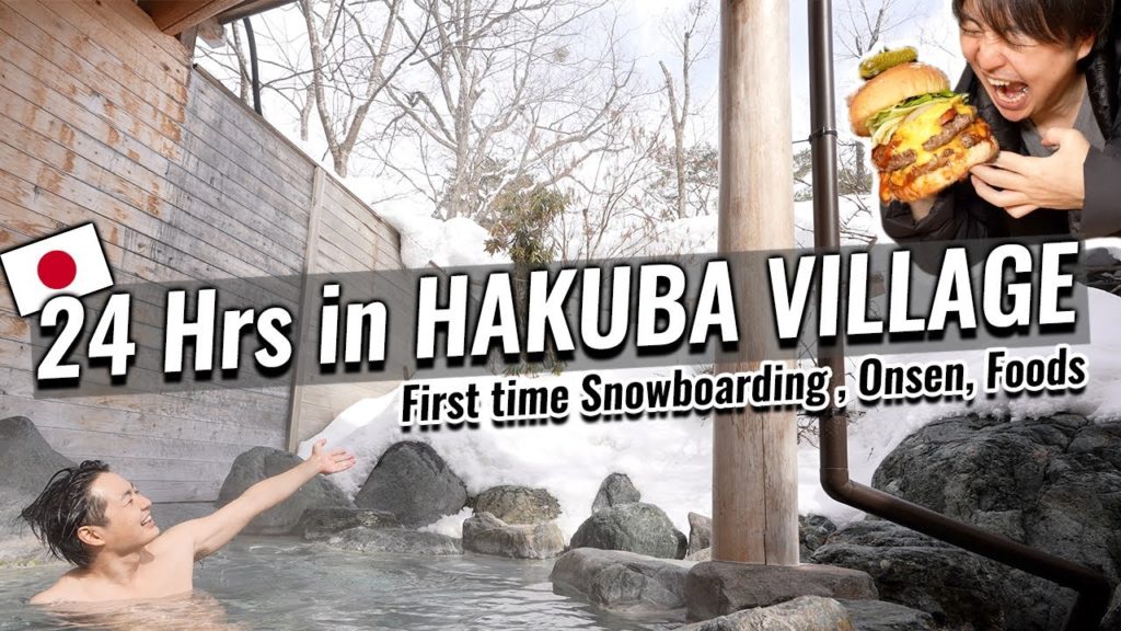24 Hours in Hakuba Snow Village, Onsen in the snow and My First Time Snowboarding Ep. 336 24 Hours in Hakuba Snow Village, Onsen in the snow and My First Time Snowboarding Ep. 336