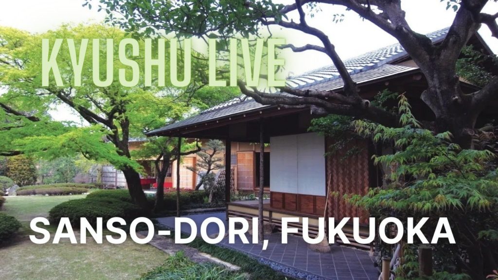 Hirao Sanso-dori, Fukuoka - Kyushu Live Walk in Japan / 平尾山荘通り