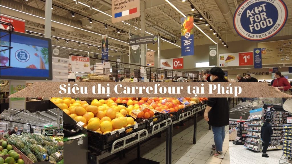 #11| Du học Pháp | Một ngày đi siêu thị Carrefour lớn nhất tại Lyon Pháp có gì đặc biệt ???