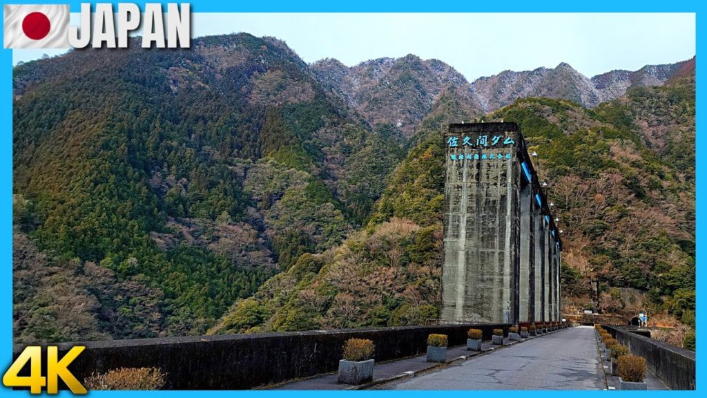 [4K] 🏞️SAKUMA DAM, Driving tour Shizuoka, 🇯🇵JAPAN, 浜松, 佐久間ダム