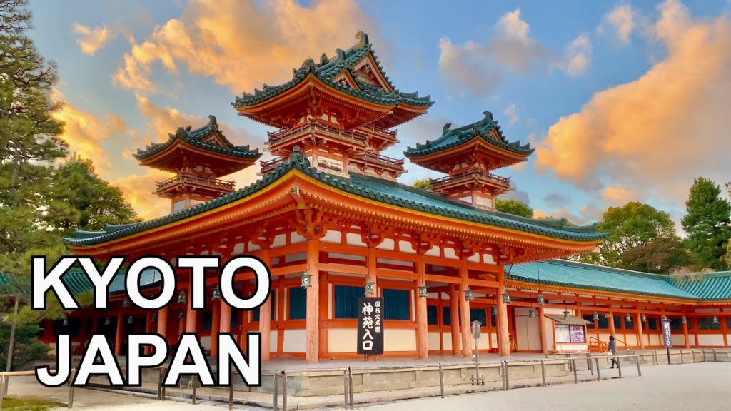 4K KYOTO JAPAN - Kyoto Heian Shrine Walking Tour | 京都の散歩2021