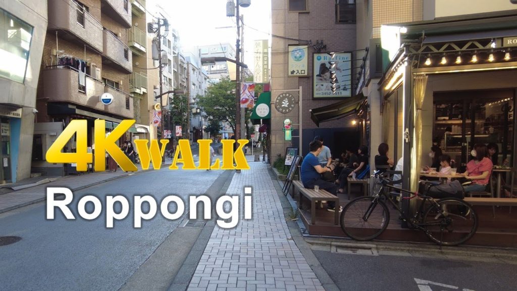 Roppongi, Azabu-Juban【4k walk】walk in japan ASMR vol.0066