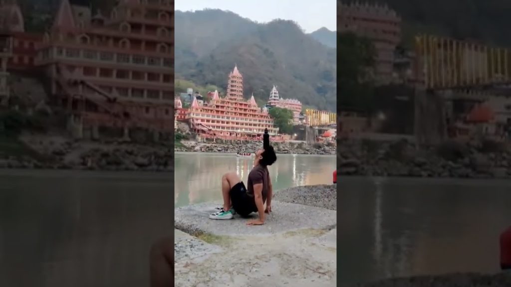 rishikesh ❤ #rishikesh #short #travel #travelvlog #uttarakhand #haridwar #ganga #workout #bahubali