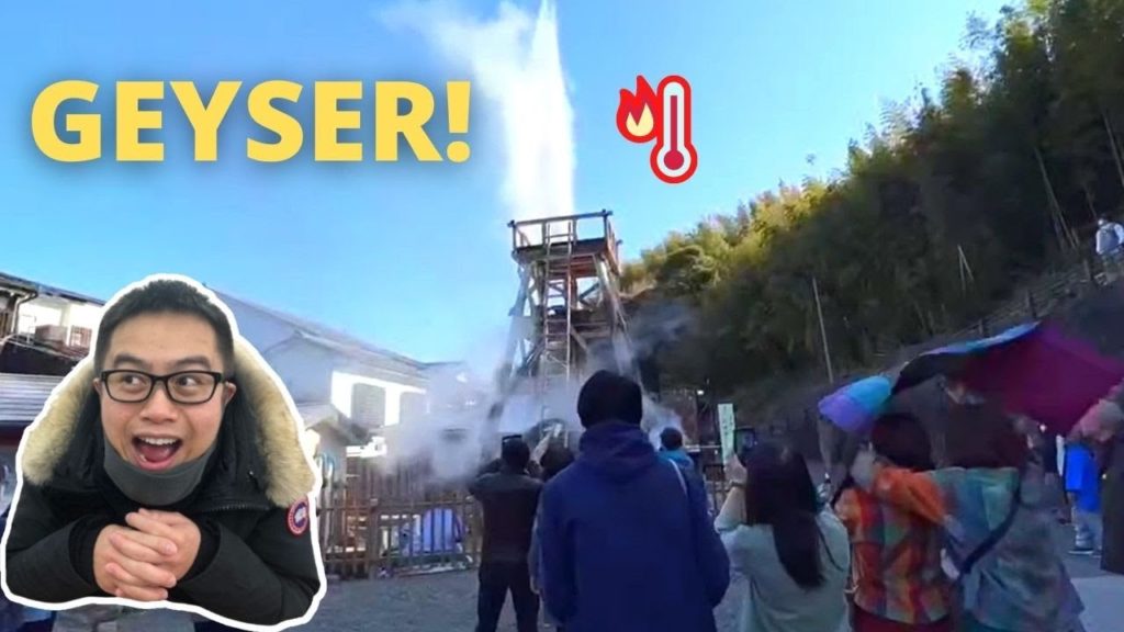 Izu's Yellow Stone-like Geyser! Kawazu, Japan