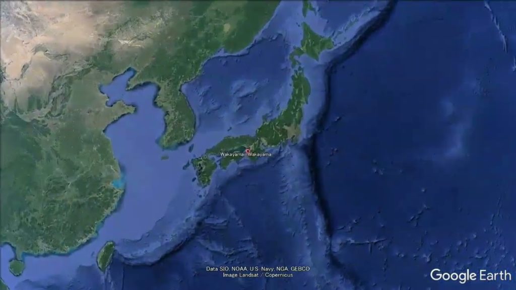 Map of Wakayama Prefecture