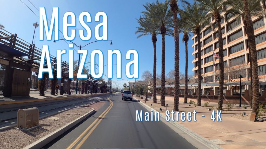 Driving In Arizona | 4K Mesa Main Street USA Scenic Drive Driving In Arizona | 4K Mesa Main Street USA Scenic Drive