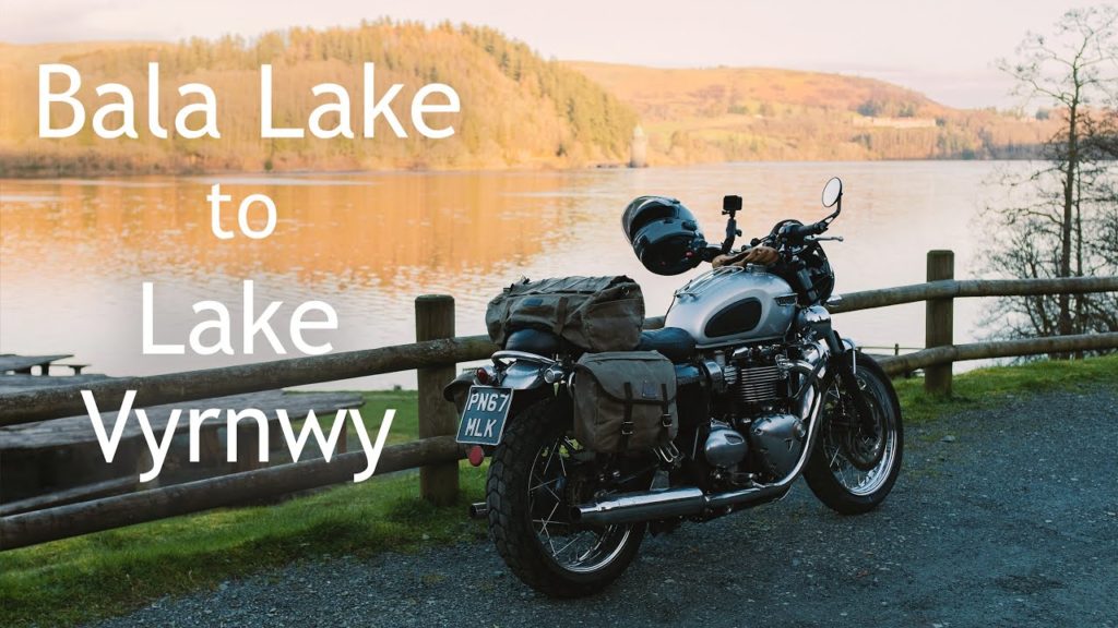 Riding a Triumph Bonneville T120 from Bala Lake to Lake Vyrnwy