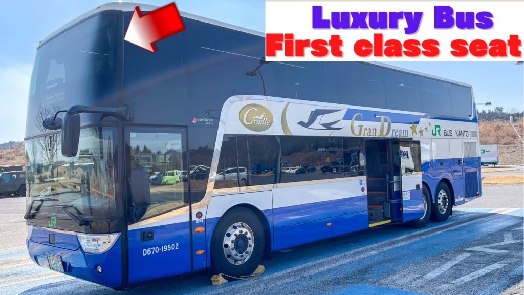 【Luxury Bus】 Observation seat at Upper floor ~ Osaka to Tokyo #bus #highwaybus #japan