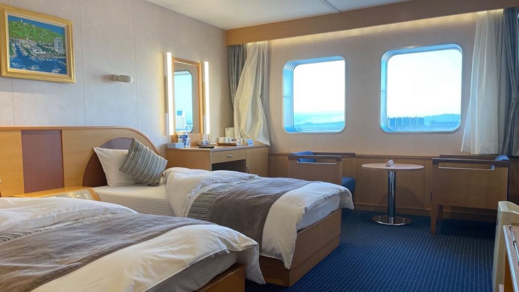Trying a First Class Suite Cabin on the Ferry in Japan | Osaka to Fukuoka Trying a First Class Suite Cabin on the Ferry in Japan | Osaka to Fukuoka