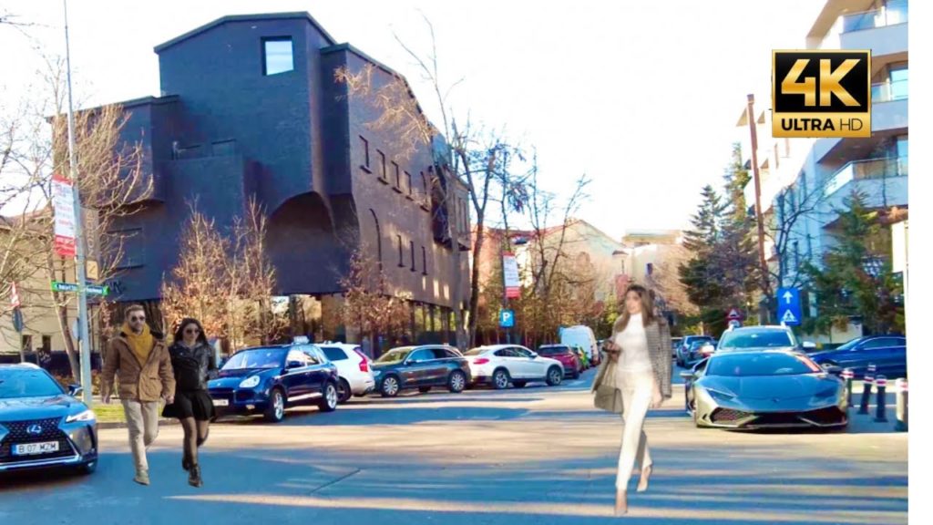 Ceausescu's Street in 2022| Bucharest Walking Tour 4K 60FPS| Primaverii  Boulevard Ceausescu's Street in 2022| Bucharest Walking Tour 4K 60FPS| Primaverii  Boulevard