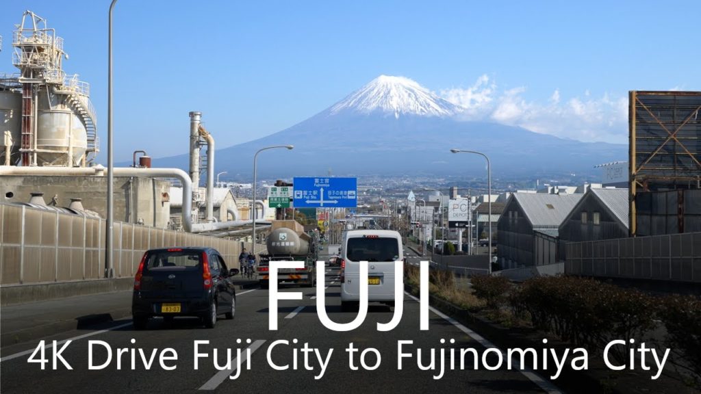 4K Mt. FUJI Scenic Drive Fuji City to Fujinomiya City [Remake]
