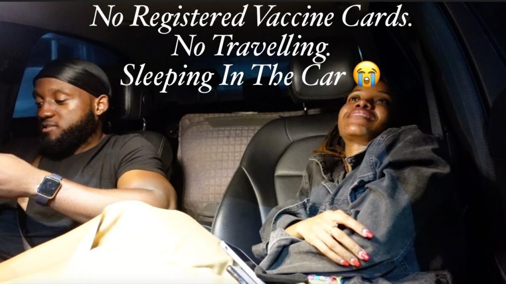 CANT TRAVEL BECAUSE OUR ZIM VACCINATION CARDS ARE NOT REGISTERED!Slept In The  Car @ The Boarder!