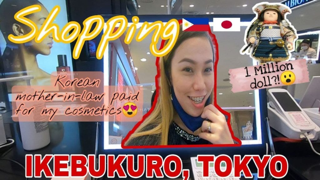 GOT SOME JAPANESE COSMETICS yey!│Shopping with Oka-san in IKEBUKURO, TOKYO JAPAN