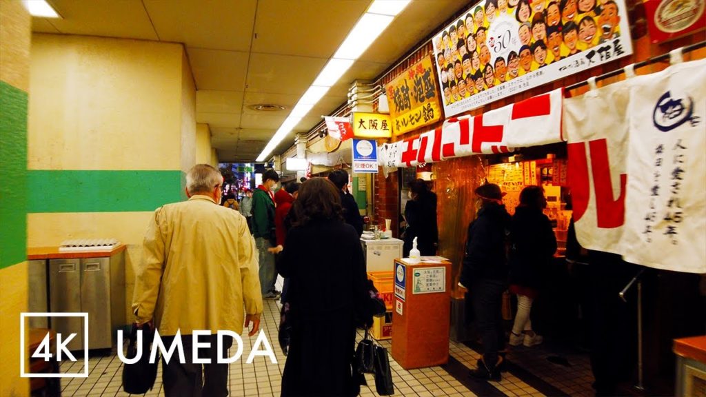 Izakaya street under Osaka Station – Japan Walking Tour | 4K with Binaural Audio Izakaya street under Osaka Station - Japan Walking Tour | 4K with Binaural Audio