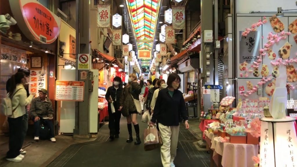 22年3月16日 のんびりと春の京都を歩く 四条大橋,先斗町,木屋町,四条河原町,新京極,寺町商店街,錦市場 Walk around Kyoto city,Japan vlog