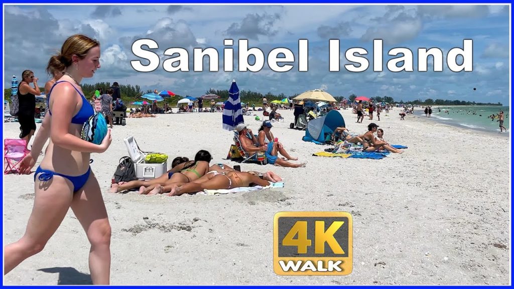 【4K】WALK Sanibel Island FLORIDA USA 4k video Travel vlog HDR